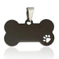 Twotrees 60PCS Stainless steel Bone Pet ID Tag