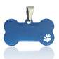 Twotrees 60PCS Stainless steel Bone Pet ID Tag