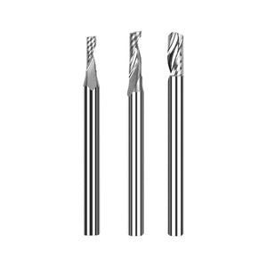 Twotrees 3PCS HRC55 3.175mm Carbide End Mill Cutter