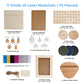 Twotrees 75 Pieces Engraver Material pack