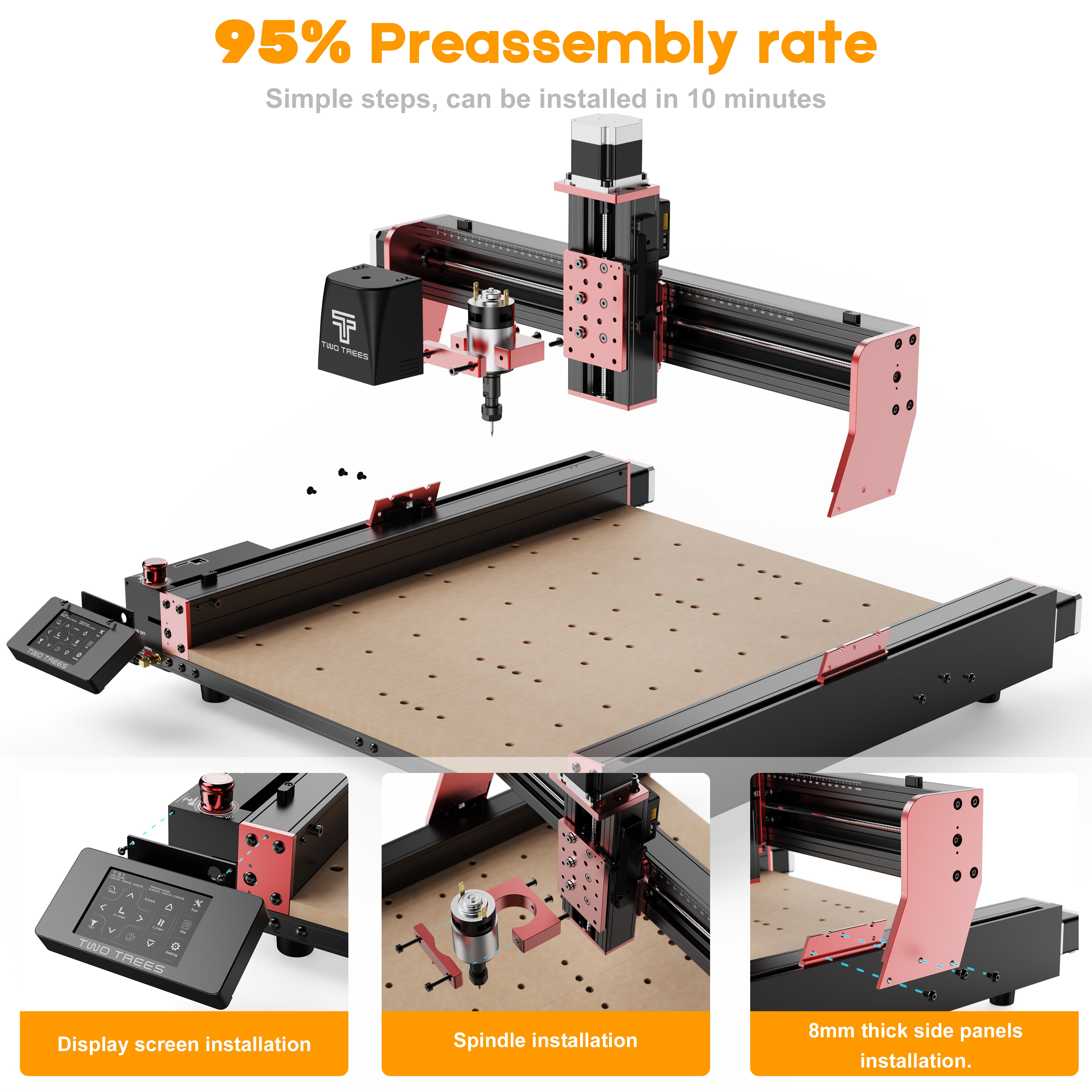 Twotrees TTC-450 PRO CNC Router Machine