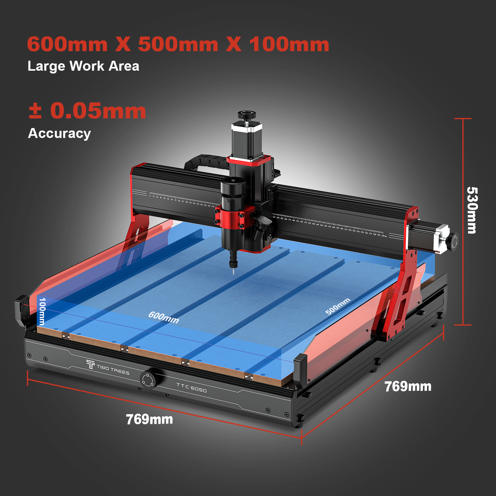 PRE-ORDER | Twotrees TTC-6050 CNC Router Machine