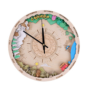 Twotrees Creative Engraving And Cutting Clock Diy Material