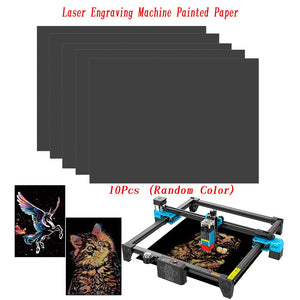 Twotrees Laser Engraving Machine Color Gradient Drawing Paper Set DIY